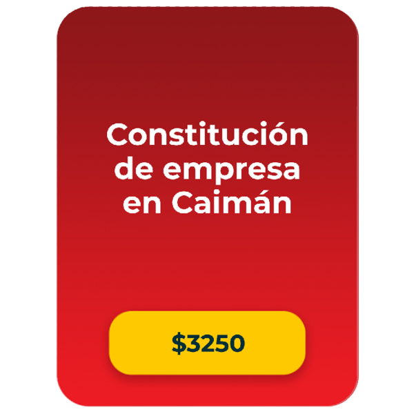 Constitución de empresa en Caimán (Seleccionada por defecto)