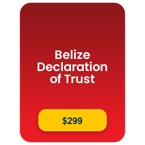 Belize - Declaration of Trust (One Time Fee - Select only once if you choose Nominee Shareholder) (Optional)