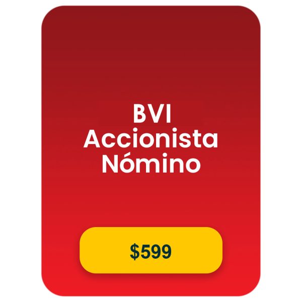 BVI Accionista Nómino (opcional)