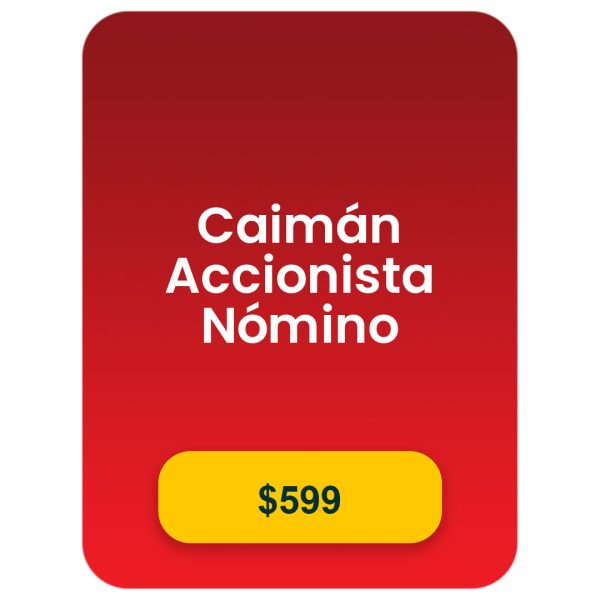 Caimán - Accionista Nómino (opcional)